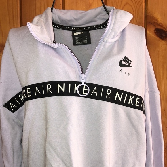 Nike Air Cropped Quarter Zip Sweatshirt W NSW AIR TOP HZ BB size medium - Picture 3 of 8